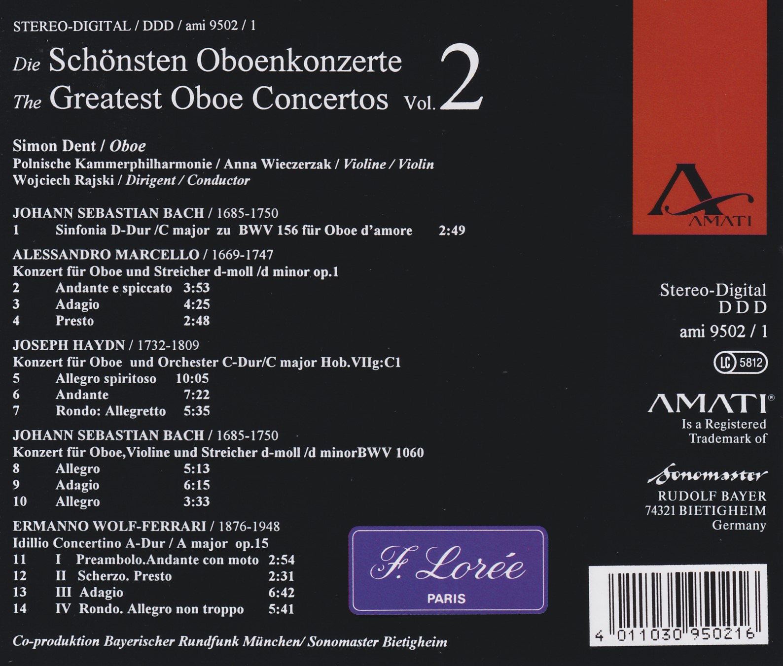 Die schönsten Oboenkonzerte Vol.2