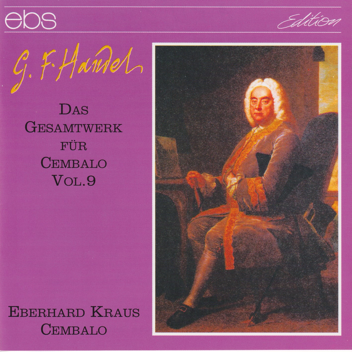 Georg Friedrich Händel - Das Cembalowerk Vol.9