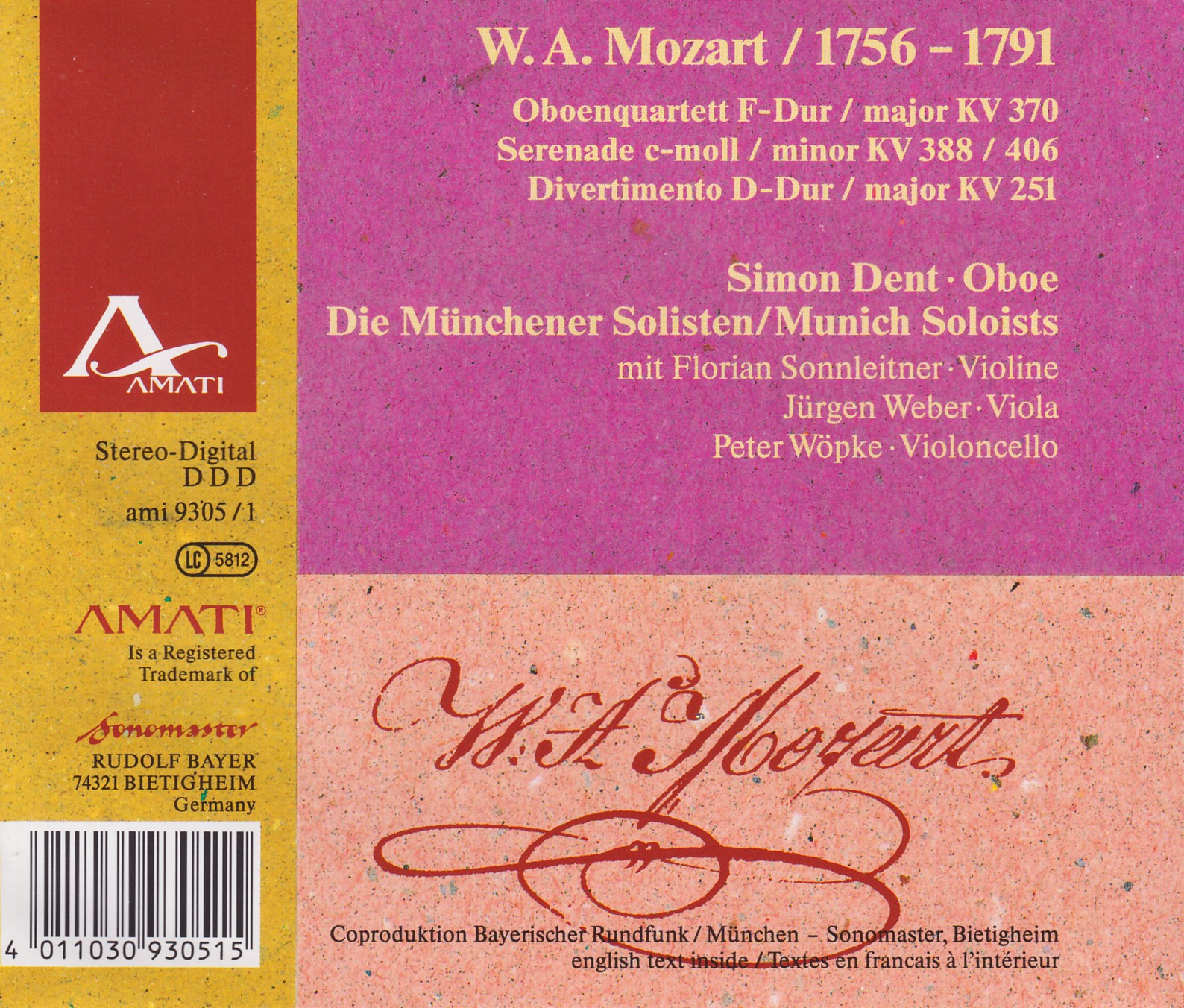Mozart & die Oboe