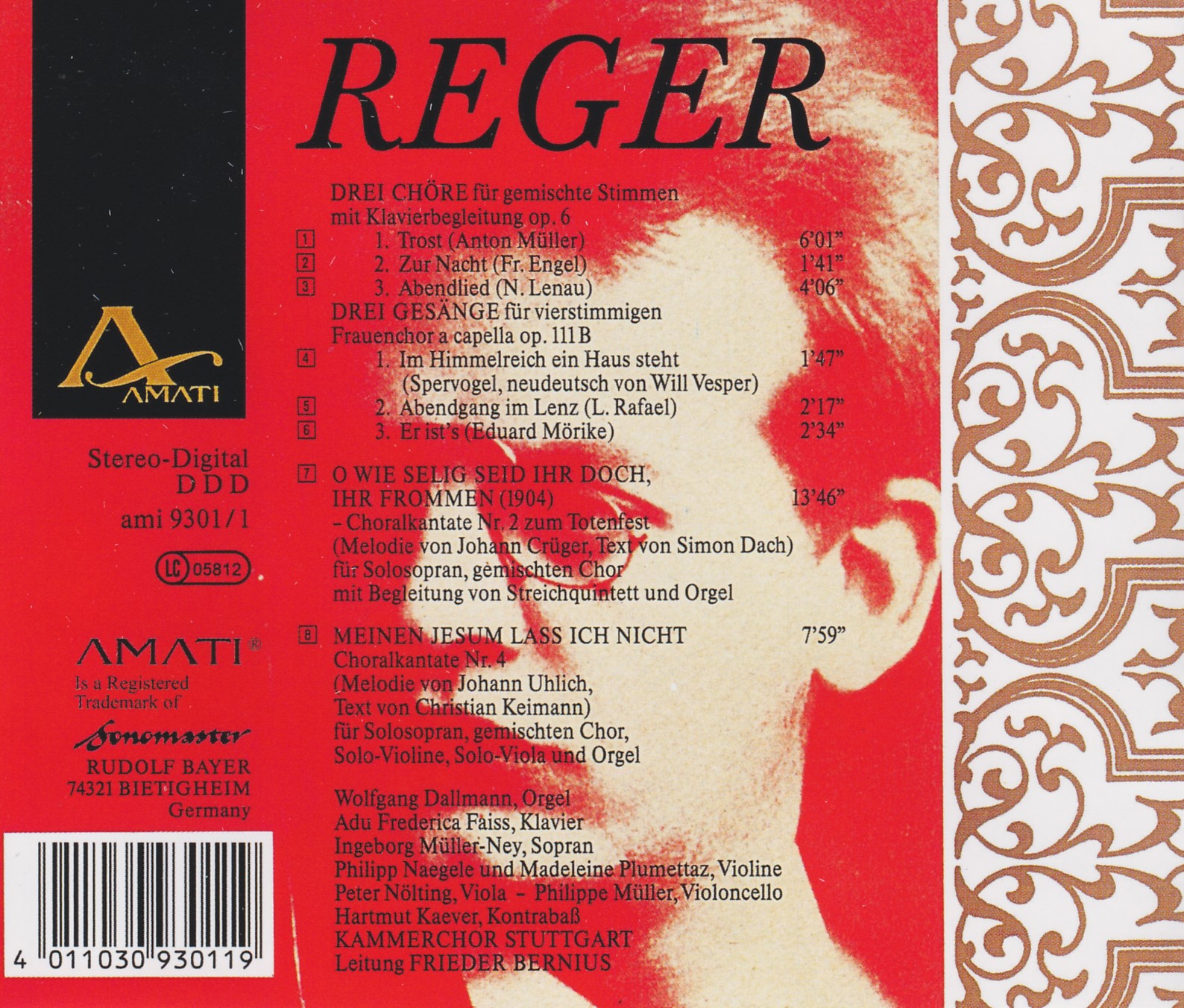 Max Reger - Choralkantaten